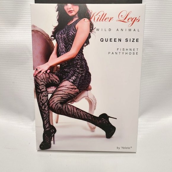 Fishnet Wild Animal Ladies Fishnet Tights Queen Killer Legs - Picture 2 of 3